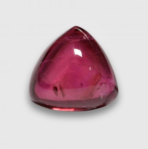 Turmalina rubelita roxo natural 3,76ct, trillion, transparente