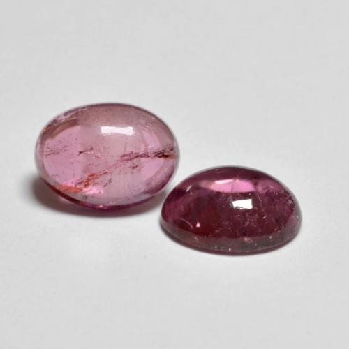 Pedras preciosas de Turmalina Rubelita Magenta Profundo natural de 2.53 ct, Corte Oval, Transparente