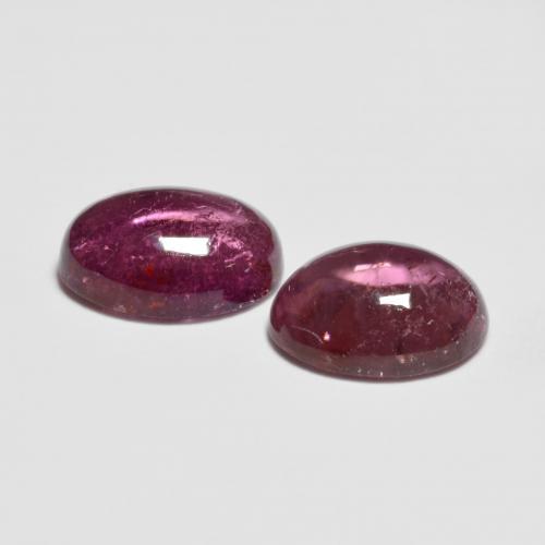 Pedras preciosas de Turmalina Rubelita Magenta Profundo natural de 2.53 ct, Corte Oval, Transparente