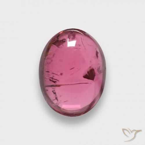 Turmalina Rubelita framboesa vermelha Natural 2.28ct, oval, Translúcido