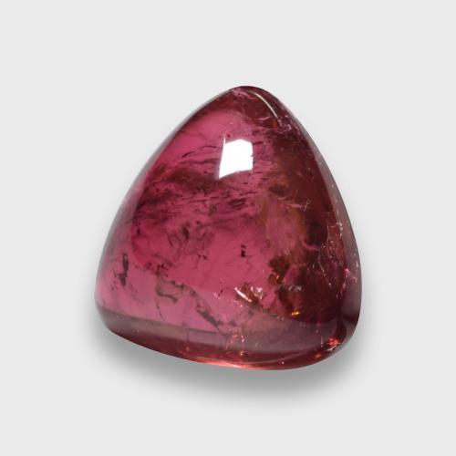 Turmalina Rubelita framboesa vermelha Natural 3.62ct, Trilhão, Translúcido