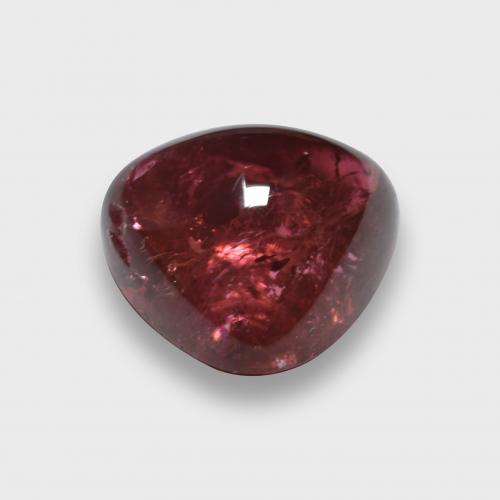 Turmalina Rubelita framboesa vermelha Natural 3.62ct, Trilhão, Translúcido