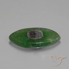 Ruby em Fuchsite Multicolorido Natural 5.00ct, Marquesa, Translúcido