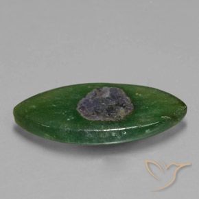 Ruby em Fuchsite Multicolorido Natural 8.51ct, Marquesa, Translúcido