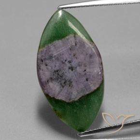 7.45ct Natural Multicolorido Ruby em Fuchsite, Marquesa, Translúcido