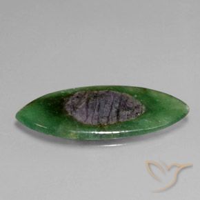 Ruby em Fuchsite Multicolorido Natural 8.77ct, Marquesa, Translúcido