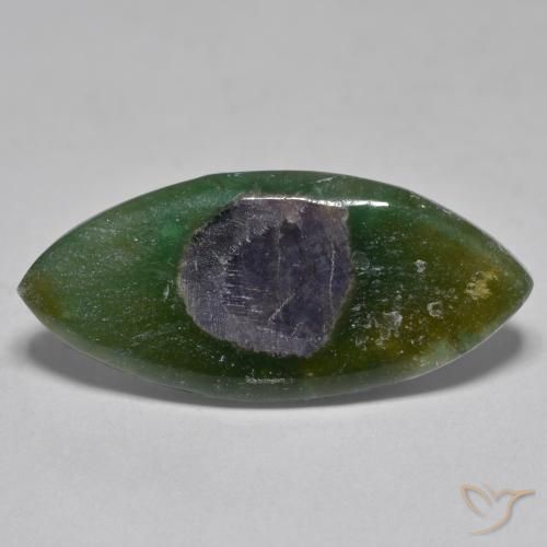 7.33ct Natural Multicolorido Ruby em Fuchsite, Marquesa, Translúcido