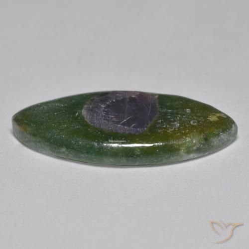 Ruby em Fuchsite Multicolorido Natural 7.33ct, Marquesa, Translúcido