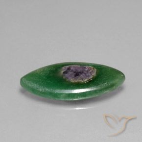 Ruby em Fuchsite Multicolorido Natural 7.08ct, Marquesa, Translúcido