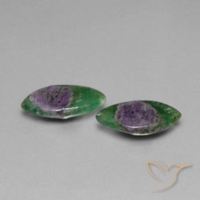 Pedras preciosas de Ruby em Fuchsite Multicolorido natural de 5.71 ct, Marquesa, Translúcido