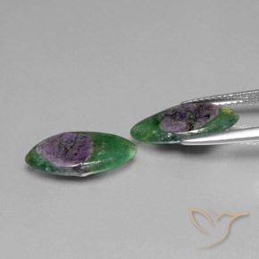 Pedras preciosas de Ruby em Fuchsite Multicolorido natural de 5.71 ct, Marquesa, Translúcido