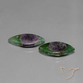 Pedras preciosas de Ruby em Fuchsite Multicolorido natural de 7.59 ct, Marquesa, Translúcido