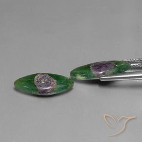 Pedras preciosas de Ruby em Fuchsite Multicolorido natural de 7.34 ct, Marquesa, Translúcido