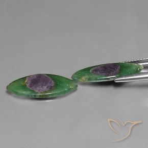 Pedras preciosas de Ruby em Fuchsite Multicolorido natural de 6.33 ct, Marquesa, Translúcido