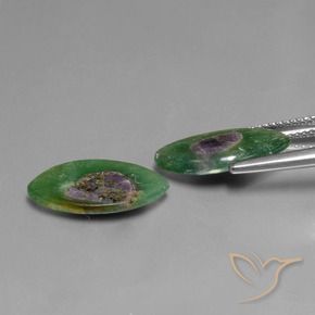 Pedras preciosas de Ruby em Fuchsite Multicolorido natural de 6.30 ct, Marquesa, Translúcido