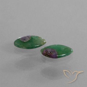 Pedras preciosas de Ruby em Fuchsite Multicolorido natural de 4.74 ct, Marquesa, Translúcido