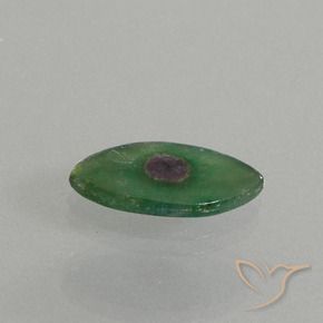 Ruby em Fuchsite Multicolorido Natural 3.90ct, Marquesa, Translúcido