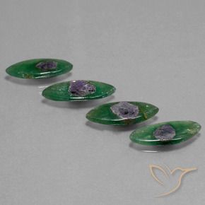 Pedras preciosas de Ruby em Fuchsite Multicolorido natural de 10.77 ct, Marquesa, Translúcido