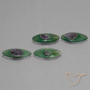 Pedras preciosas de Ruby em Fuchsite Multicolorido natural de 11.26 ct, Marquesa, Translúcido