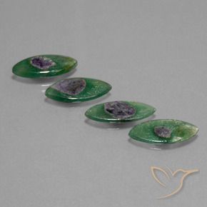 Pedras preciosas de Ruby em Fuchsite Multicolorido natural de 11.26 ct, Marquesa, Translúcido