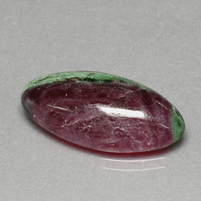 Rubi-zoisita multicolorido natural 17,23ct, marquise, opaco