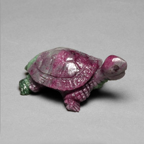 Rubi-Zoisite Multicolorido Natural 46.70ct, Forma extravagante, Opaco