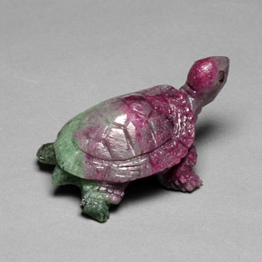 Rubi-Zoisite Multicolorido Natural 46.70ct, Forma extravagante, Opaco