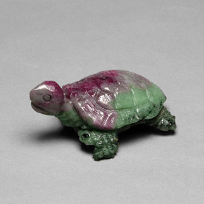 Rubi-Zoisite Multicolorido Natural 46.70ct, Forma extravagante, Opaco