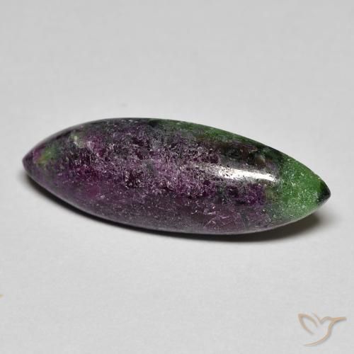 7.21ct Natural Multicolorido Rubi-Zoisite, Marquesa, Opaco