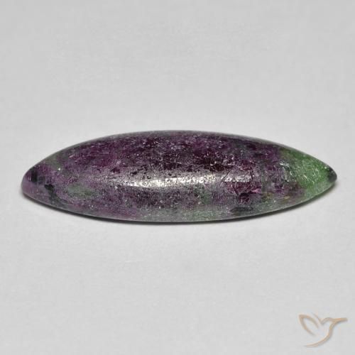 Rubi-Zoisite Multicolorido Natural 7.21ct, Marquesa, Opaco