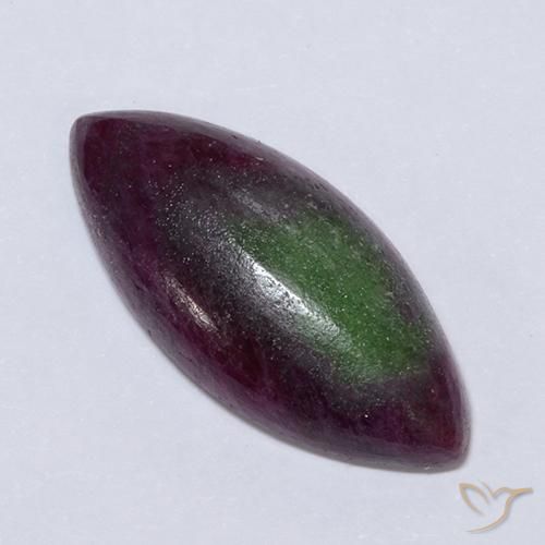 Rubi-Zoisite Multicolorido Natural 11.04ct, Marquesa, Opaco
