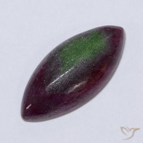 Rubi-Zoisite Multicolorido Natural 11.04ct, Marquesa, Opaco