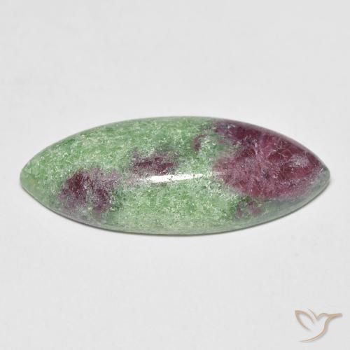 Rubi-Zoisite Multicolorido Natural 11.91ct, Marquesa, Opaco