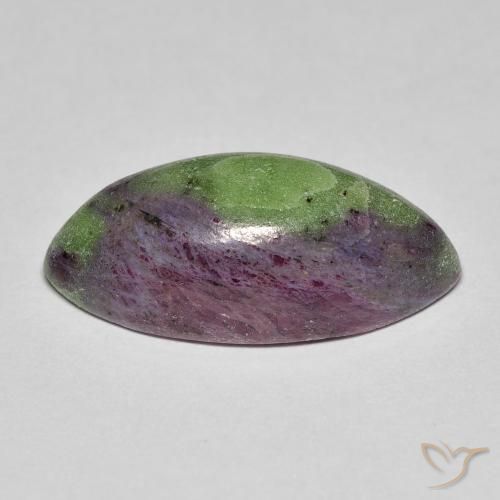 Rubi-Zoisite Multicolorido Natural 12.84ct, Marquesa, Opaco