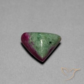 Rubi-Zoisite Multicolorido Natural 7.37ct, Trilhão, Opaco