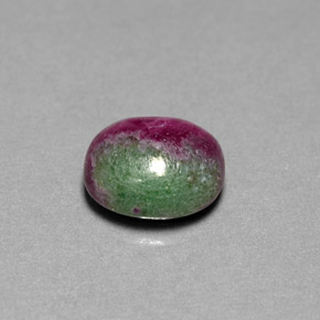 Rubi-Zoisite Multicolorido Natural 5.62ct, Corte Oval, Opaco