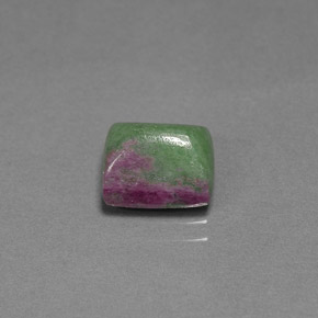 Rubi-Zoisite Multicolorido Natural 3.57ct, baguete, Opaco