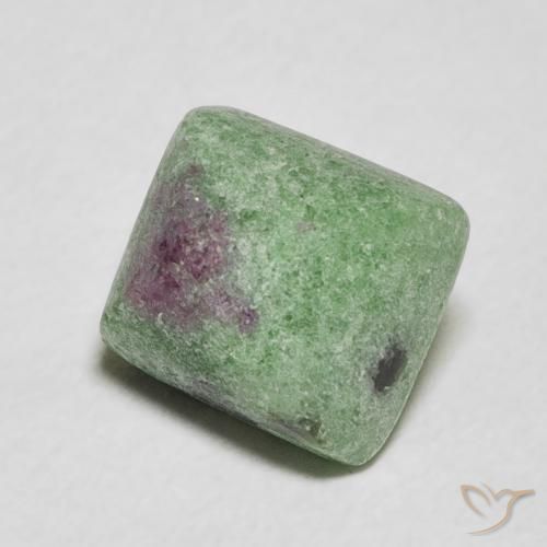 Rubi-Zoisite Multicolorido Natural 5.41ct, baguete, Opaco