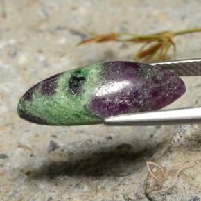 Rubi-Zoisite Multicolorido Natural 7.40ct, Marquesa, Opaco