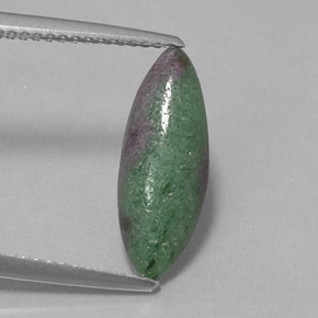 Rubi-Zoisite Multicolorido Natural 3.03ct, Marquesa, Opaco