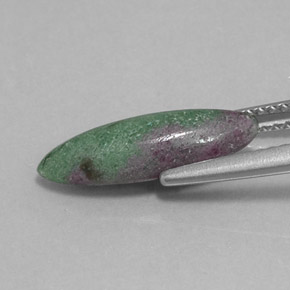 Rubi-Zoisite Multicolorido Natural 3.03ct, Marquesa, Opaco