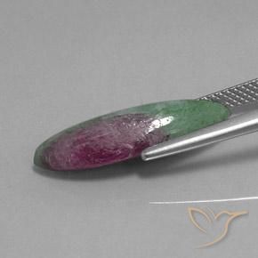 Rubi-Zoisite Multicolorido Natural 6.03ct, Marquesa, Opaco