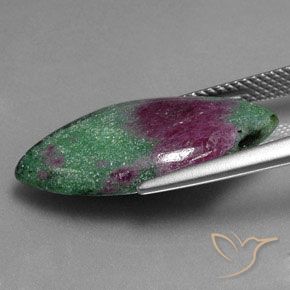 Rubi-Zoisite Multicolorido Natural 10.57ct, Marquesa, Opaco