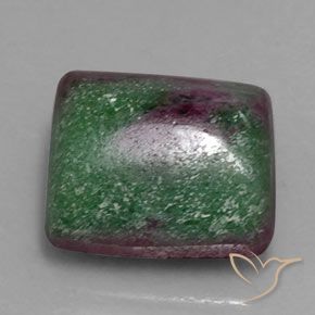 Rubi-Zoisite Multicolorido Natural 19.20ct, baguete, Opaco