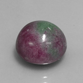 Rubi-Zoisite Multicolorido Natural 11.04ct, Corte Redondo, Opaco