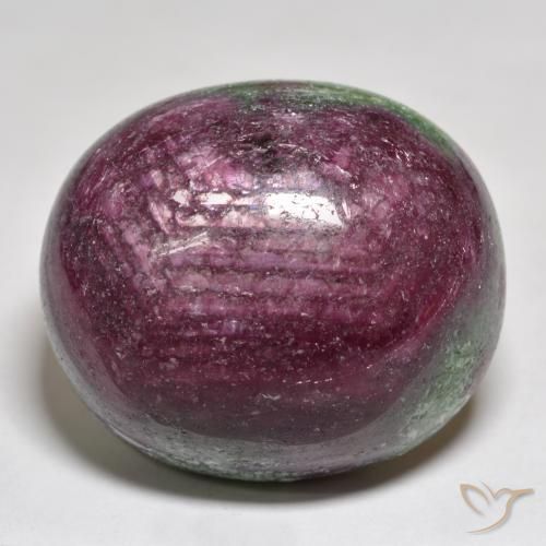 Rubi-Zoisite Multicolorido Natural 74.53ct, oval, Opaco