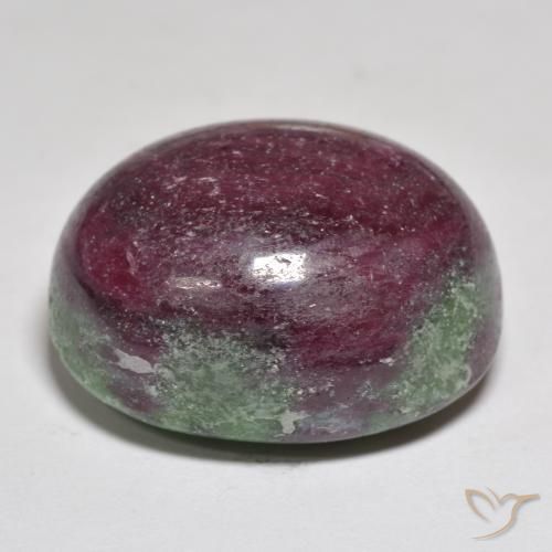 Rubi-Zoisite Multicolorido Natural 74.53ct, oval, Opaco