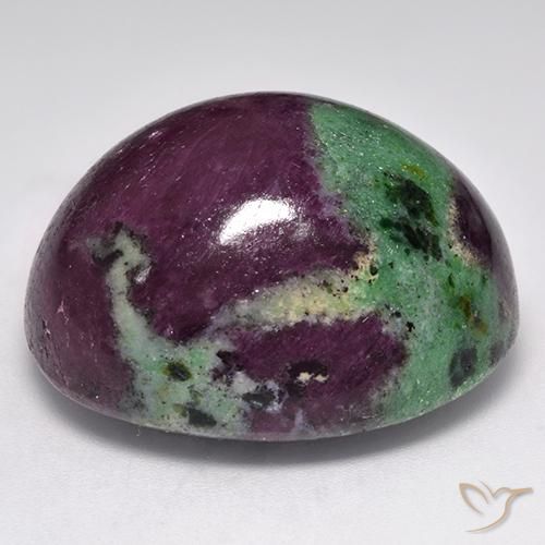 Rubi-Zoisite Multicolorido Natural 97.01ct, oval, Opaco