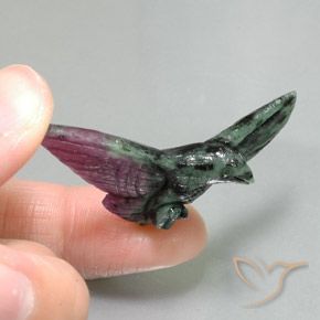 38.10ct Natural Multicolorido Rubi-Zoisite, Chique, Opaco