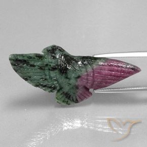 Rubi-Zoisite Multicolorido Natural 38.10ct, Chique, Opaco